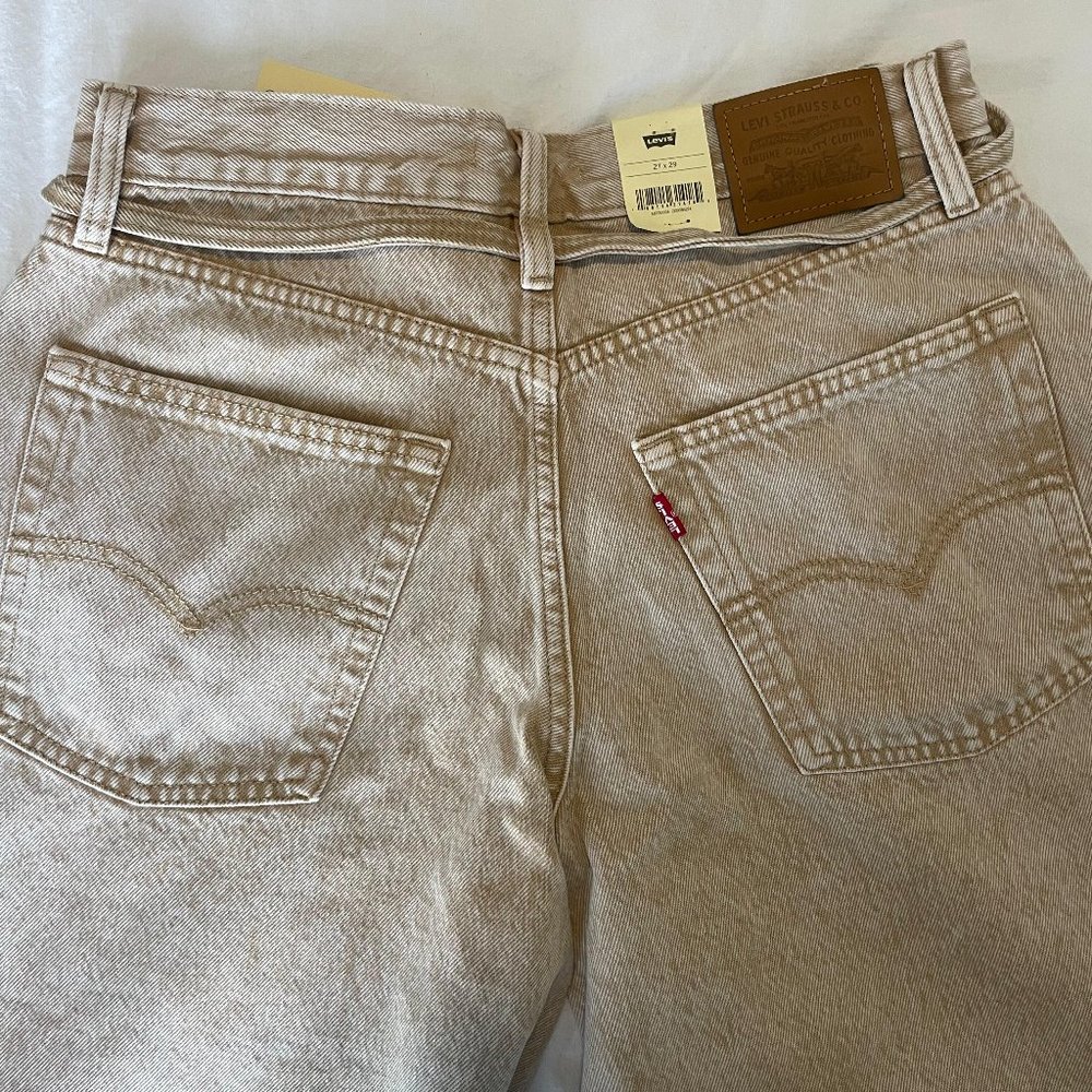 Levi's Beige Flare & Wide Leg Jeans - Picture 3 of 9